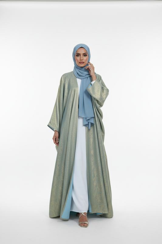 Luminous Sage Abaya