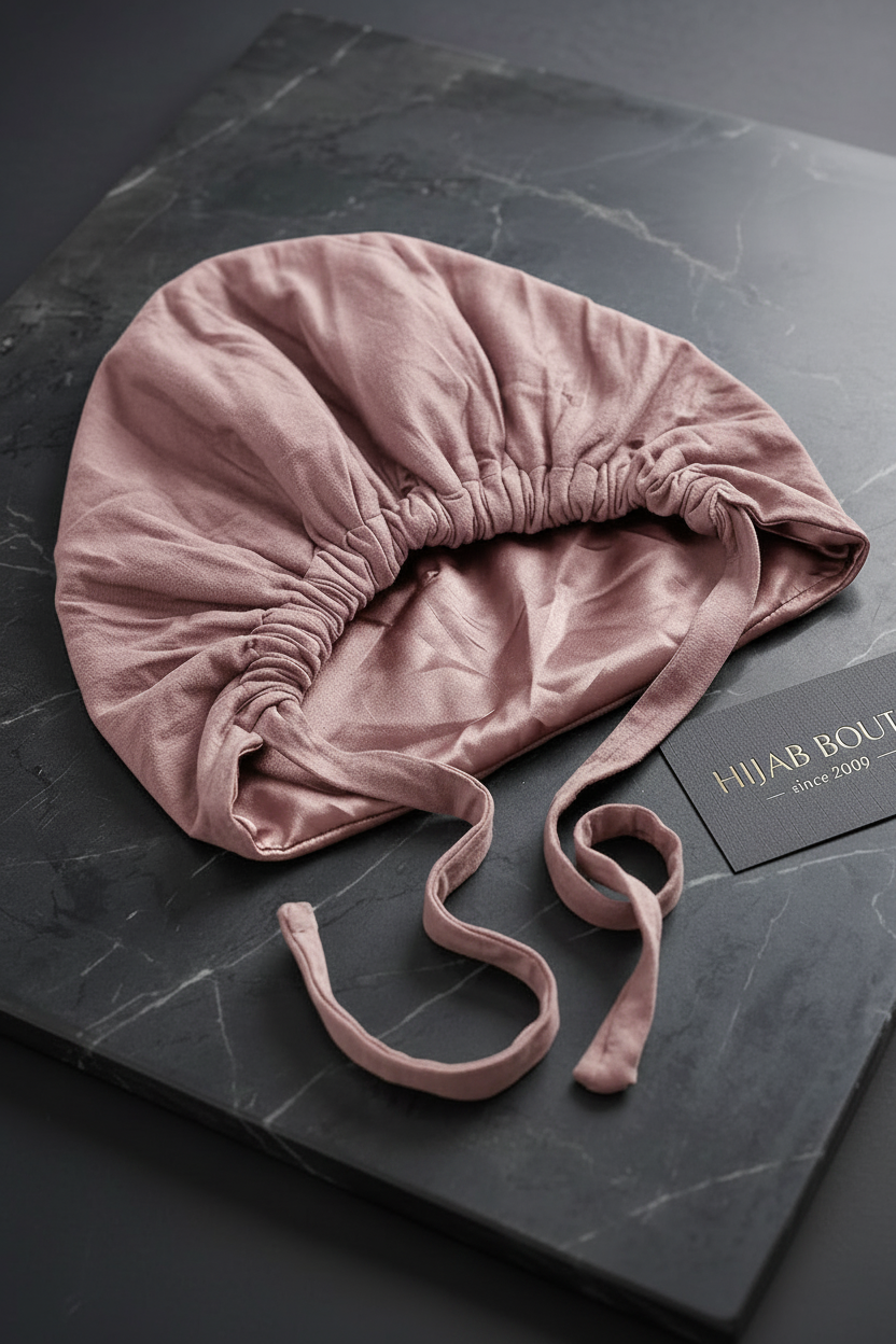 Satin Lined Bonnet - Blush Pink