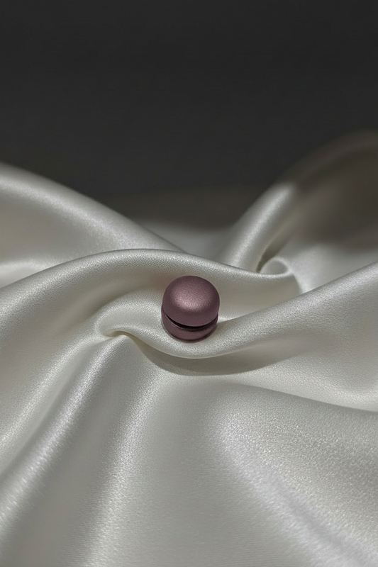 Round Hijab Magnet - Soft Mauve