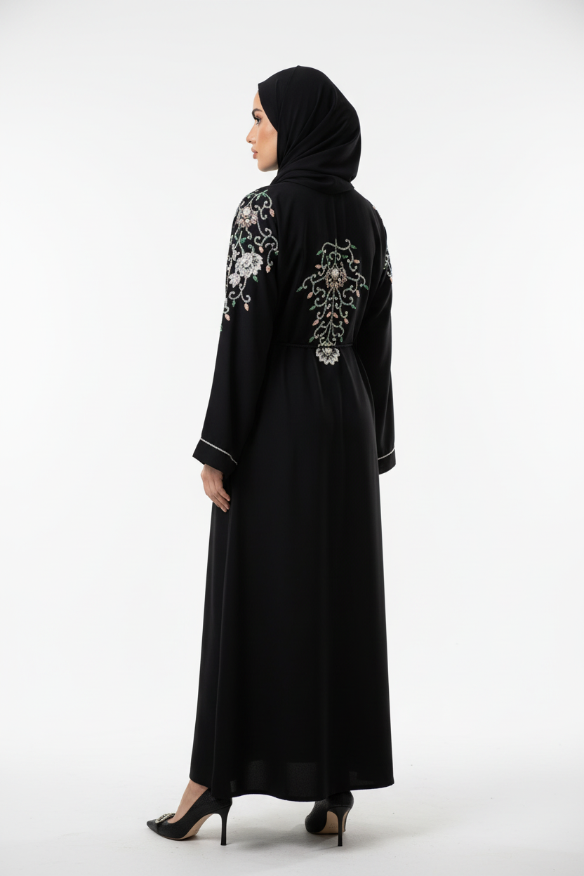 Moonlit Crystal Abaya