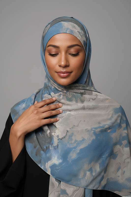 Steel Blue & Taupe Watercolour1