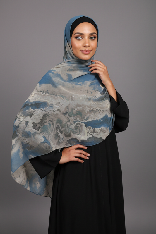 Steel Blue & Taupe Watercolour2