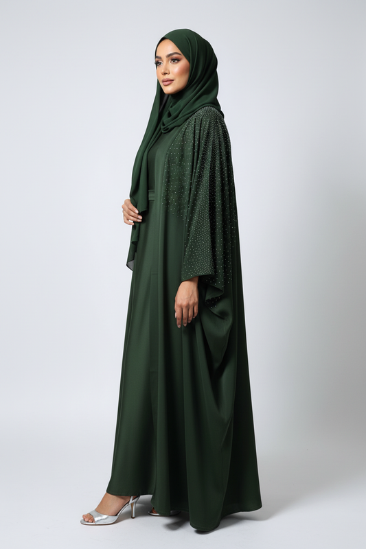 Celestial Green Abaya
