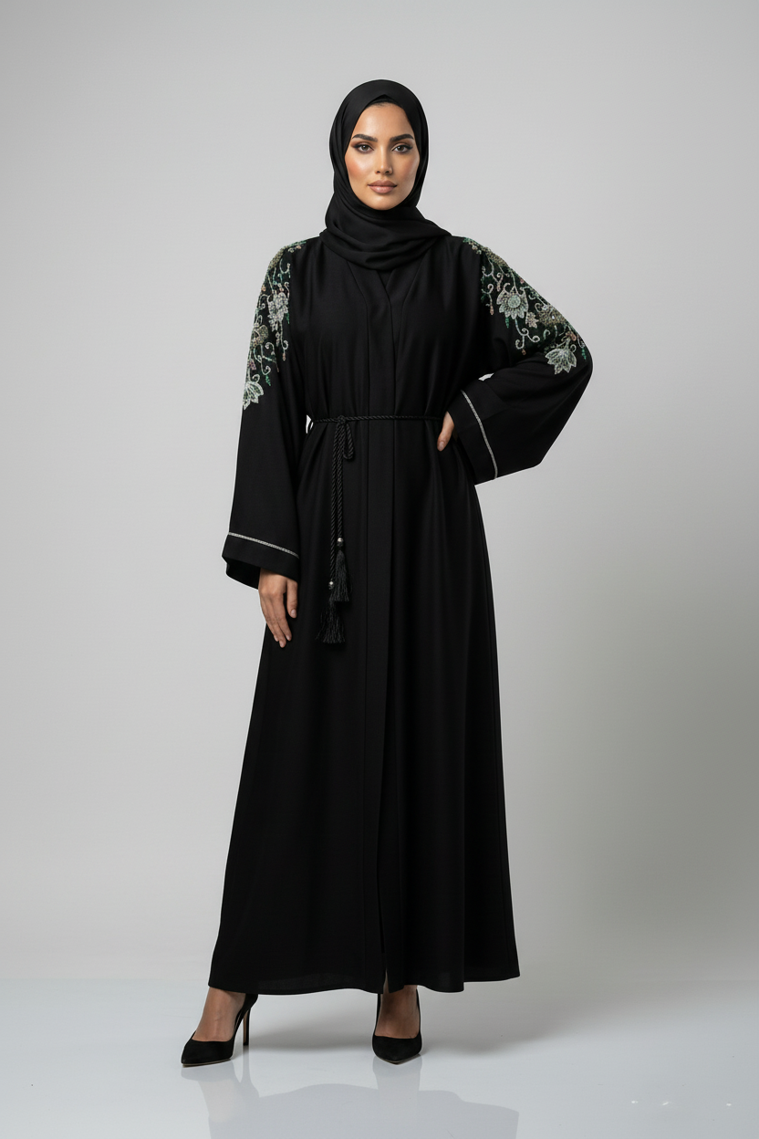 Moonlit Crystal Abaya