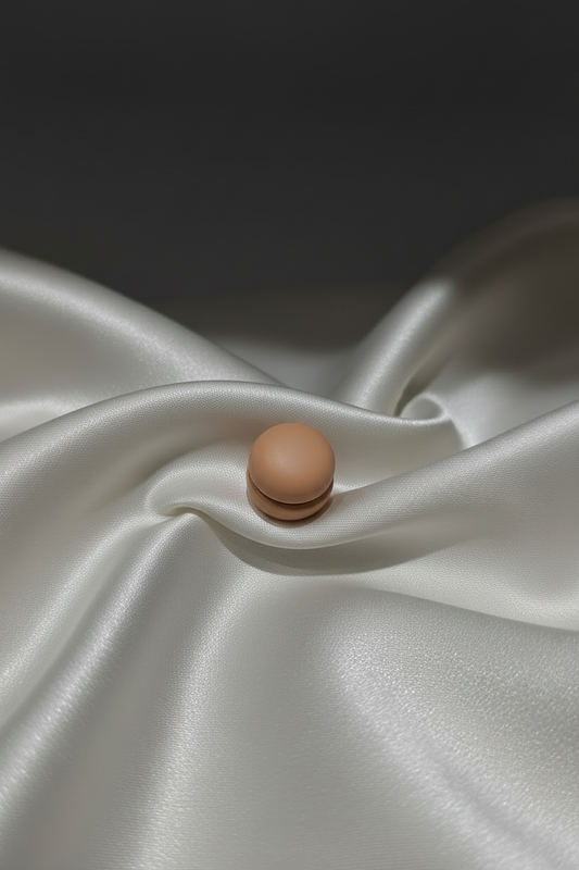 Round Hijab Magnet - Warm Nude