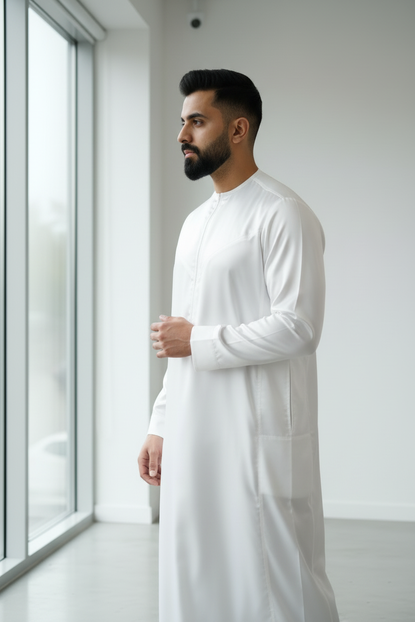 White Emirati Thobe