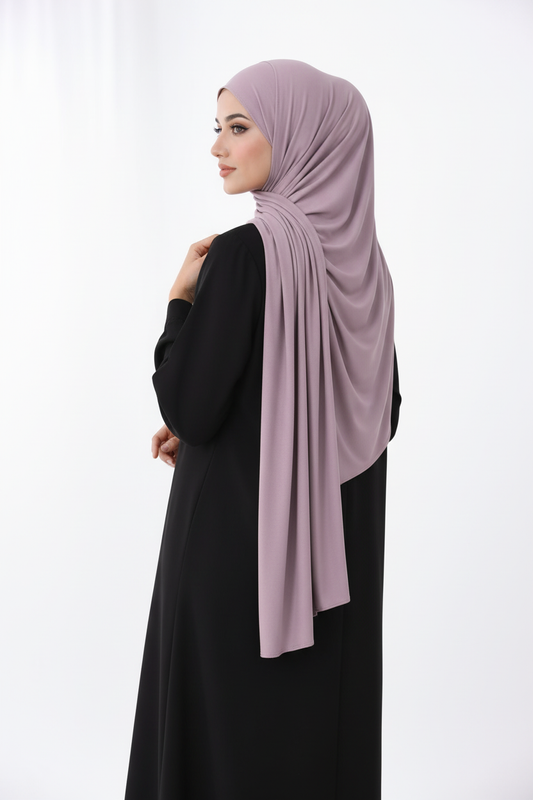 Zara - Dusty Mauve Hijab Pose 5